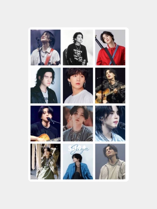 K-pop stikerlari ''BTS Jungkook, Suga'', o'zi kesiladigan