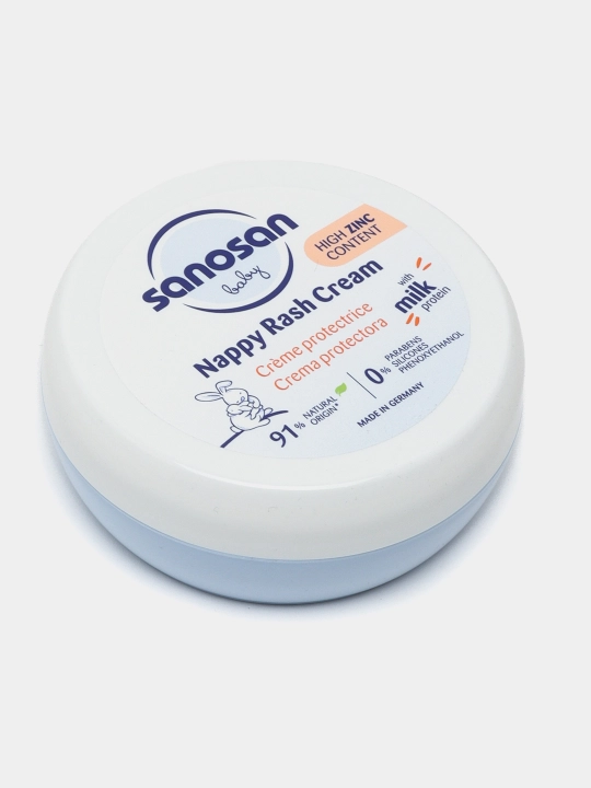 Krem Sanosan Baby, bez toshmalariga qarshi, 0 oy+, 150 ml