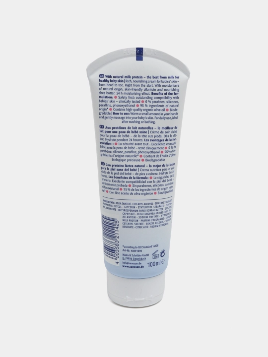 Sanosan Baby nemlendirici kremi, 0 m+, 100 ml