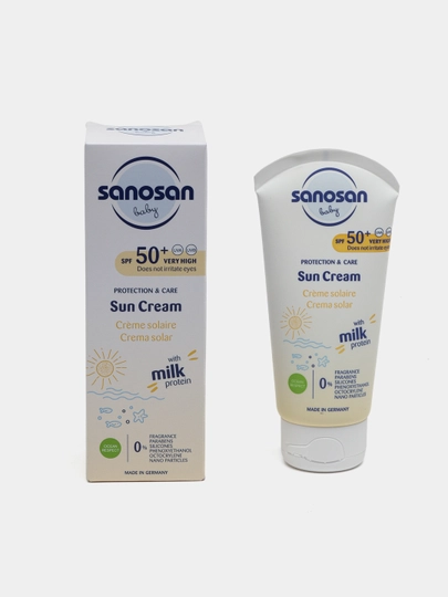 Крем Sanosan Baby солнцезащитный SPF 50 0 м+, 75 мл