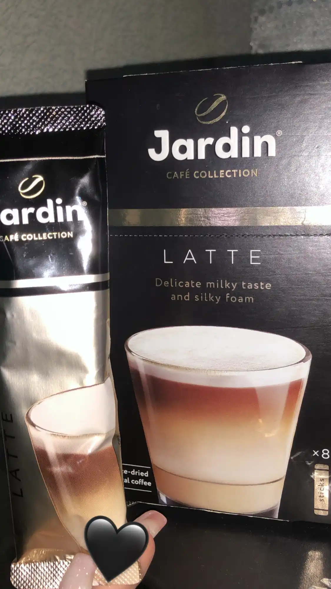 Qahva Jardin Latter premium mix, 18 g, 8 dona