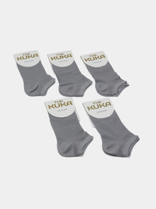 Носки женские мужские короткие в подарочной коробке "The Kuka", 5 пар, набор