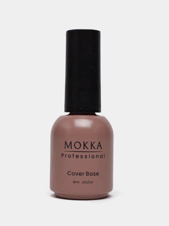 Kauchuk kamuflyaj bazasi MOKKA, gel-lak tirnoqlar uchun, COVER BASE