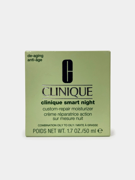 Ночной крем для комбинированной и жирной кожи лица Clinique Smart Night, 50 мл