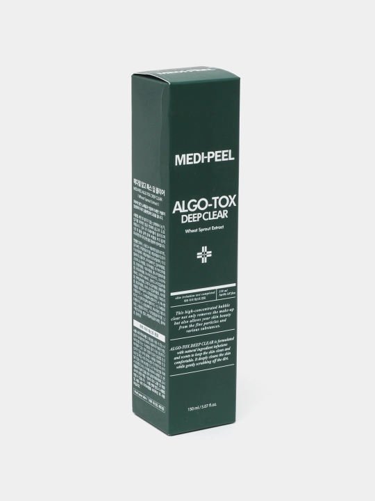 Гель пенка для умывания лица, MEDIPEEL+, Algo-tox deep clear, Algo-tox vita cleanser, 150 мл