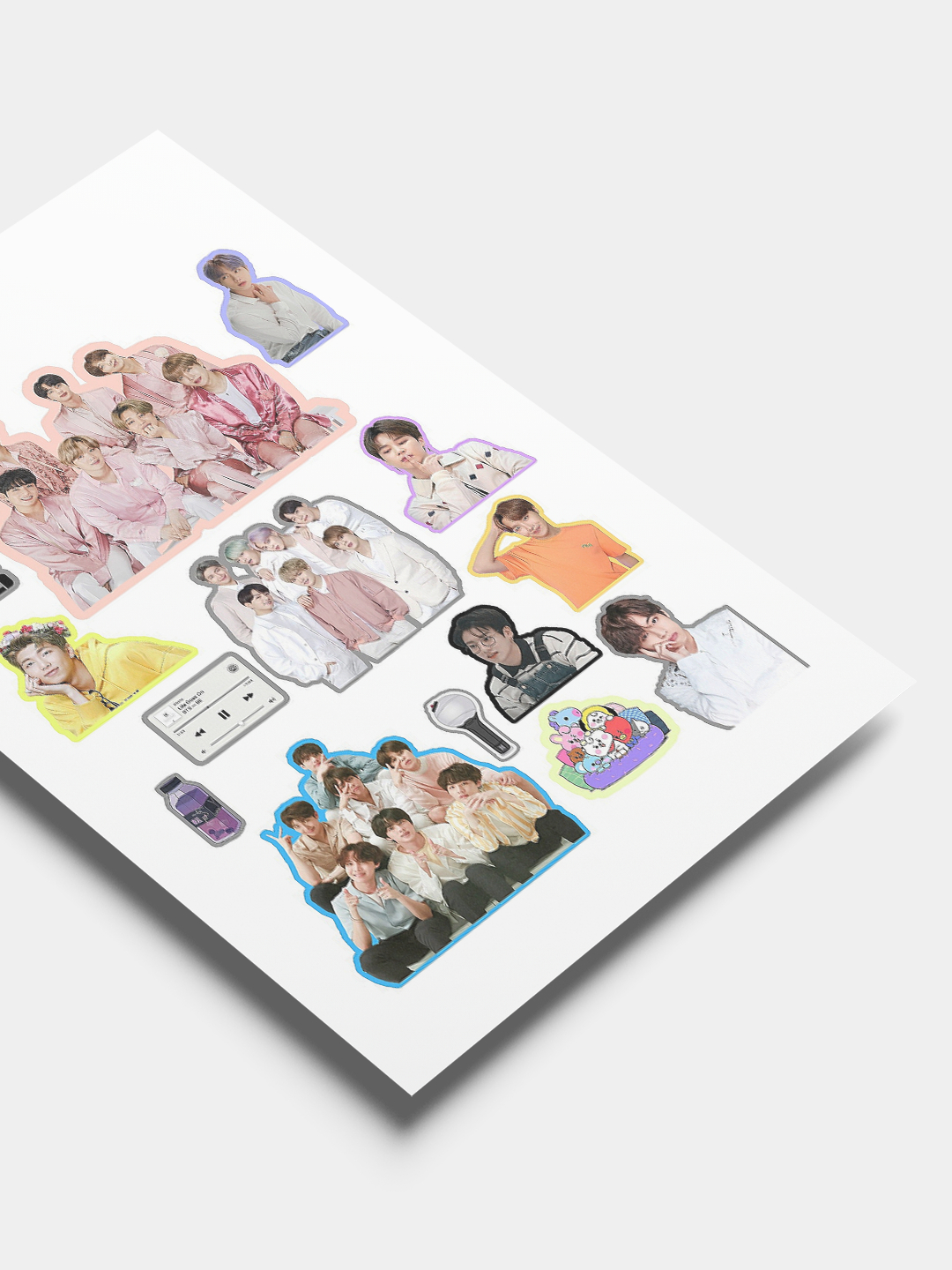 BTS стикеры купить по низким ценам в интернет-магазине Uzum (499465)