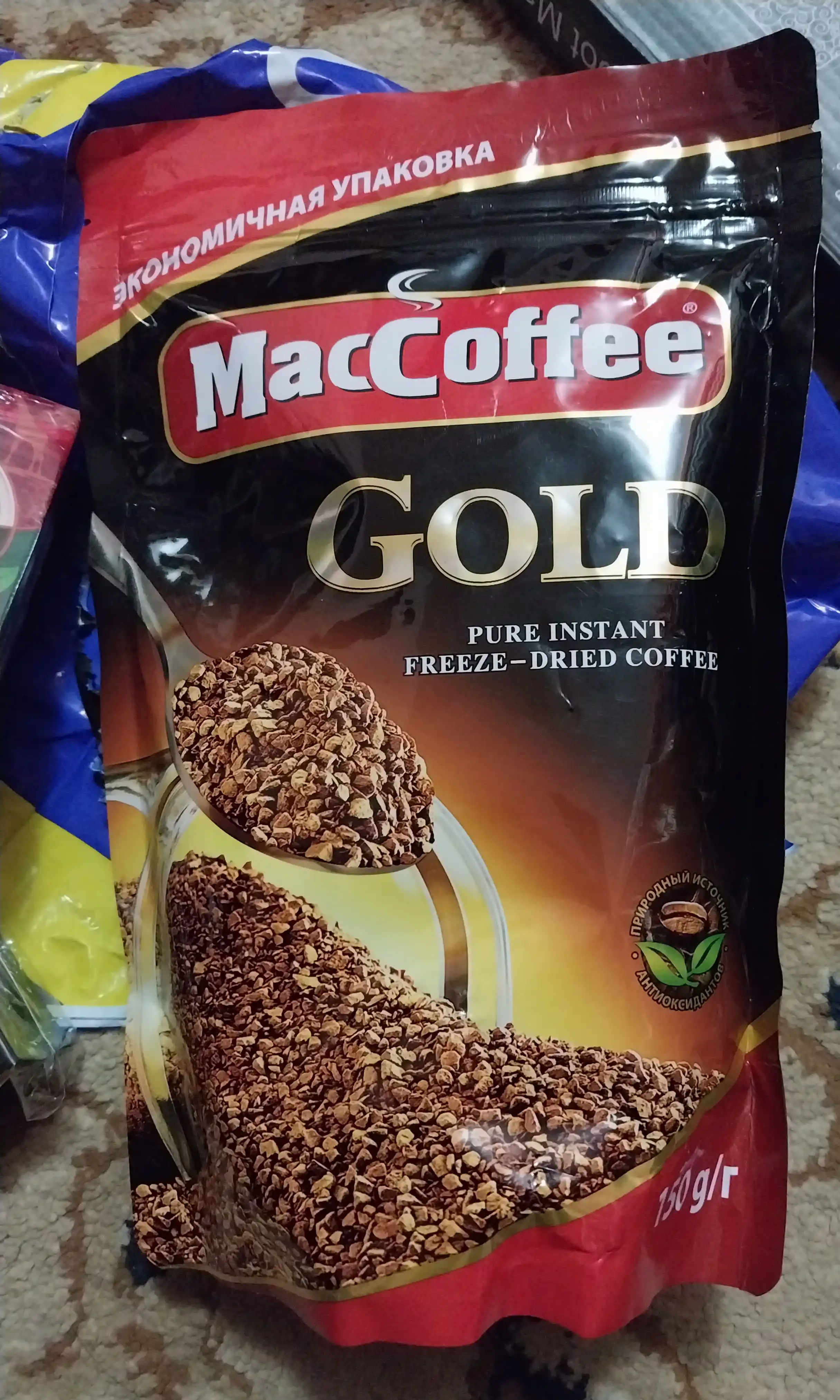 Кофе растворимый MacCoffee Gold, 150 г
