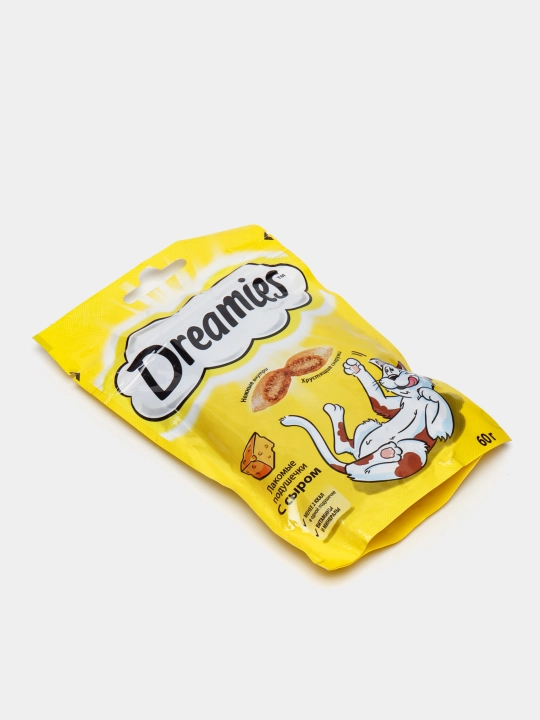 Лакомство для кошек, Dreamies, со вкусом cыра, 60 г