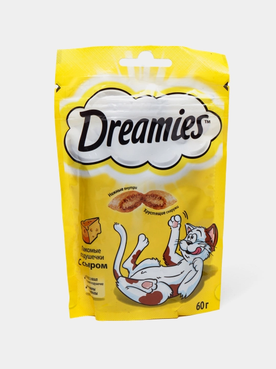 Лакомство для кошек, Dreamies, со вкусом cыра, 60 г - 