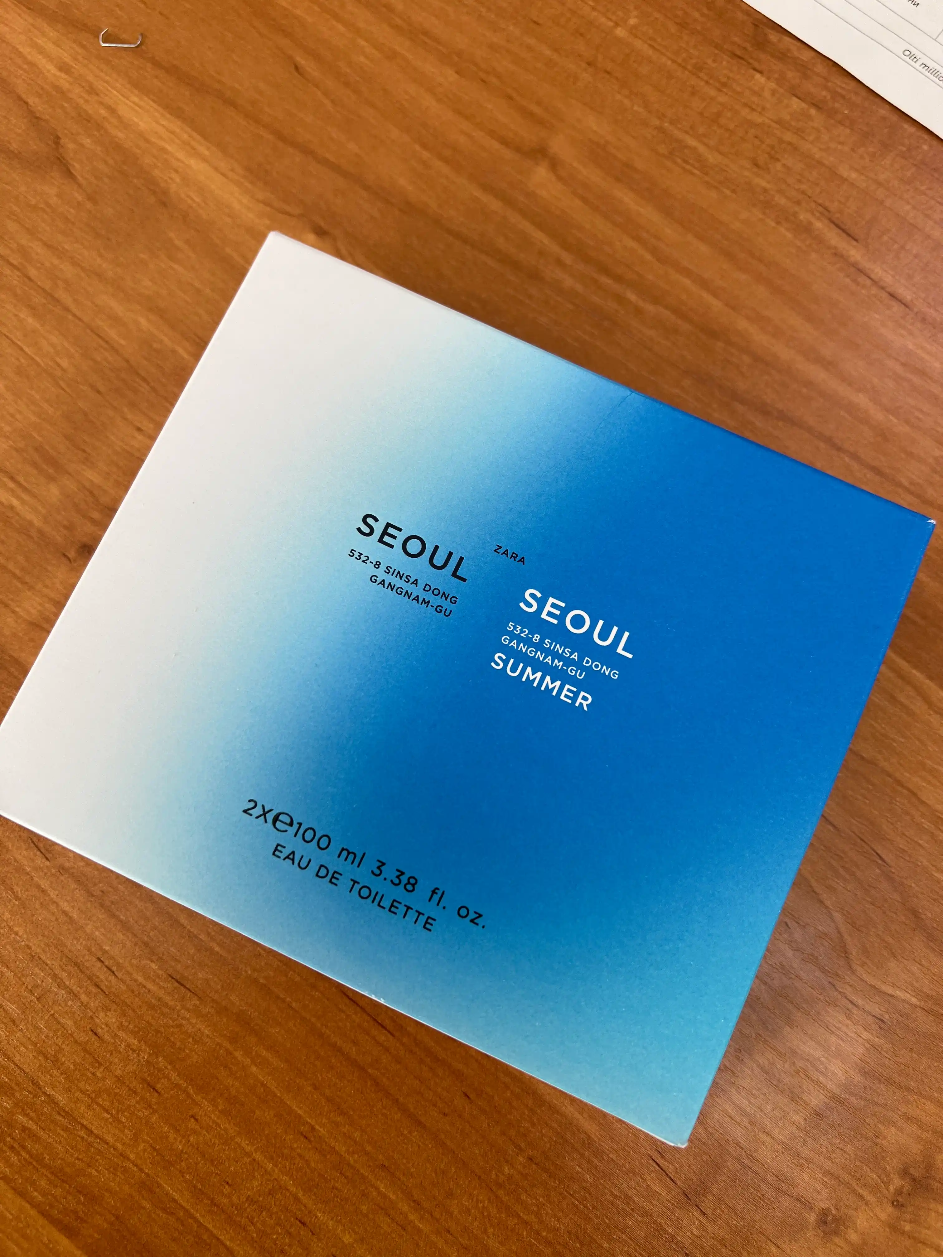 Туалетная вода для мужчин Invictus ZARA Seoul, 100 мл + Seoul Summer, 100 мл