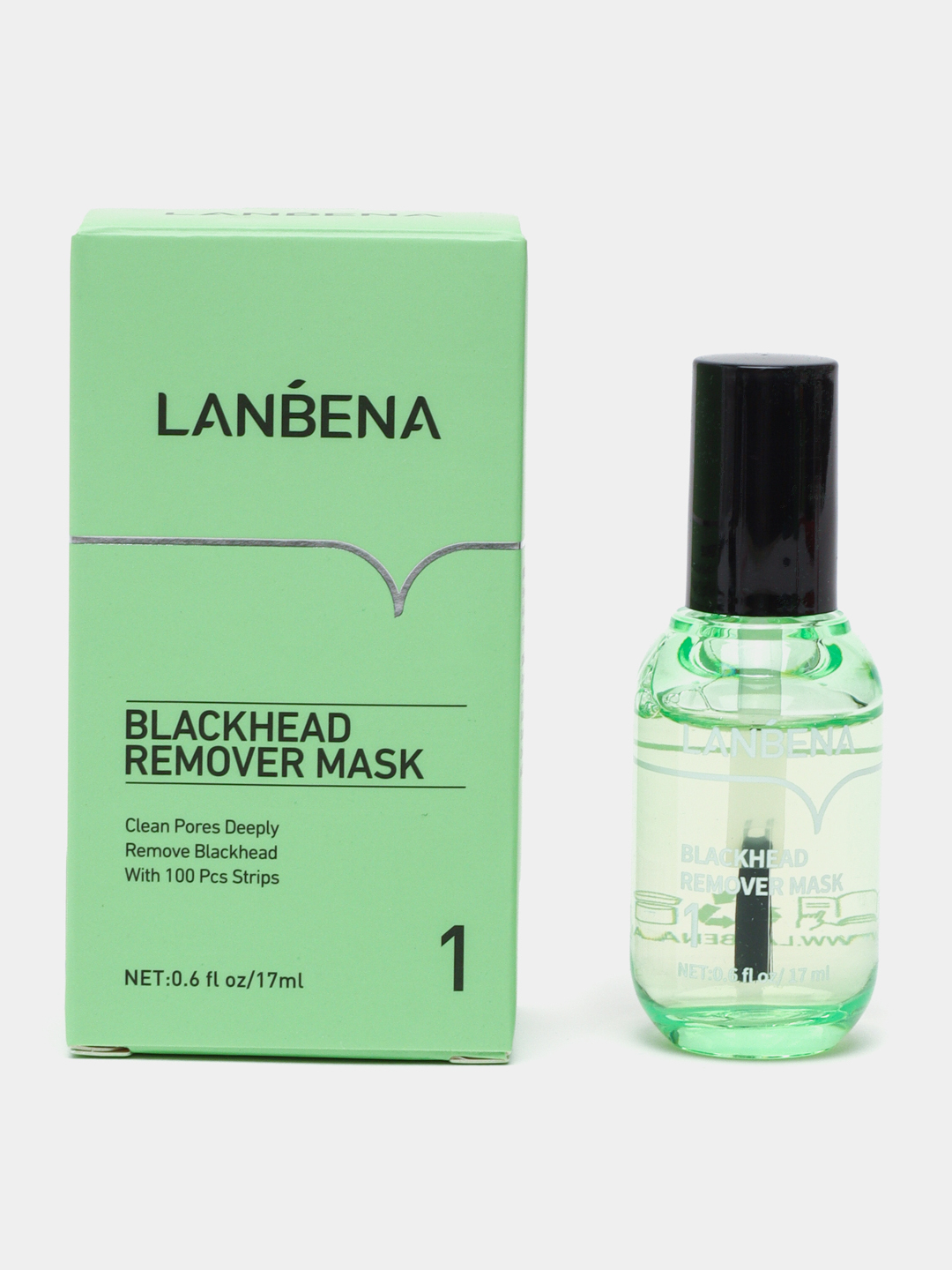 Маска от черных точек с экстрактом камелии Lanbena, 17 мл купить по ...