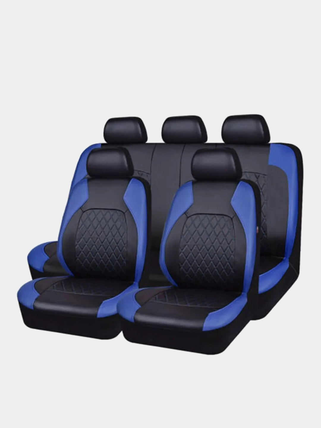 Чехлы на автомобильные сиденья универсальные, экокожа, комплект на весь ...