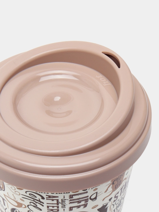 Termal stakan, ikki qoplamli, ichimliklar uchun, 300-400 ml