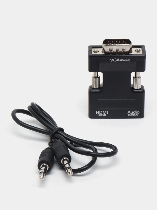 Portativ adapter adapteri HDMI konverteri → VGA audio chiqishi, 3.5 mm