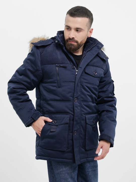 Erkaklar kurtkasi, alyaska Menschwear, moynali, -20С gacha