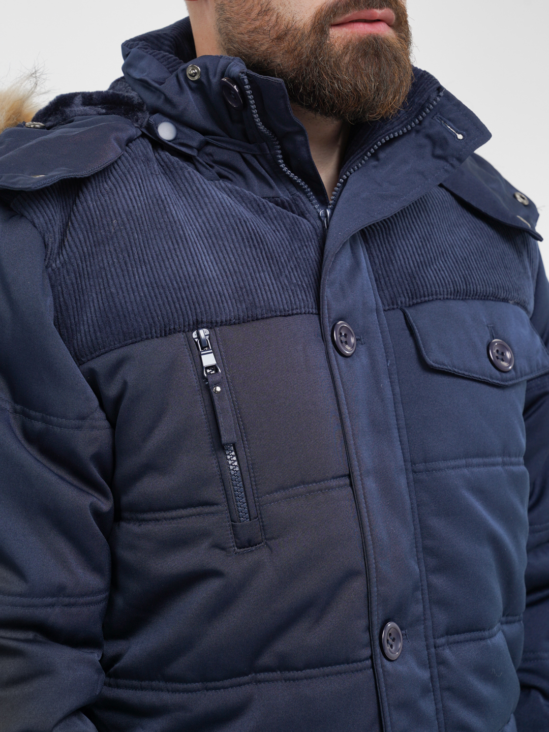 Erkaklar kurtkasi, alyaska Menschwear, moynali, -20С gacha