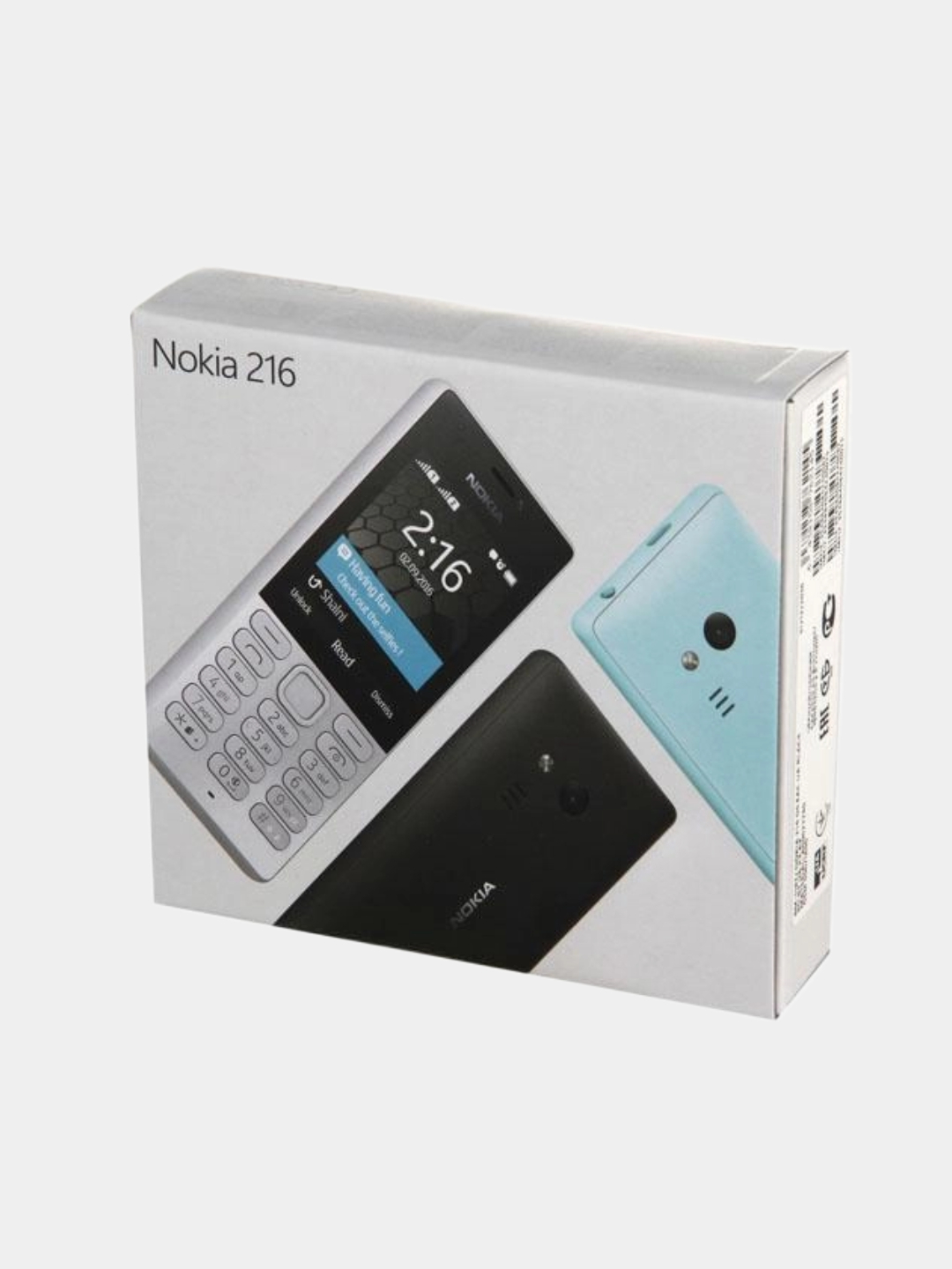 Кнопочный телефон Nokia 216 Dual-SIM GSM купить по низким ценам в  интернет-магазине Uzum (761261)