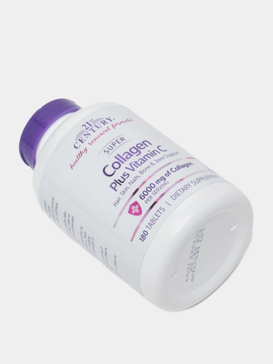 C vitamini bilan kollagen 21st Century, 6000 mg, 180 tabletka