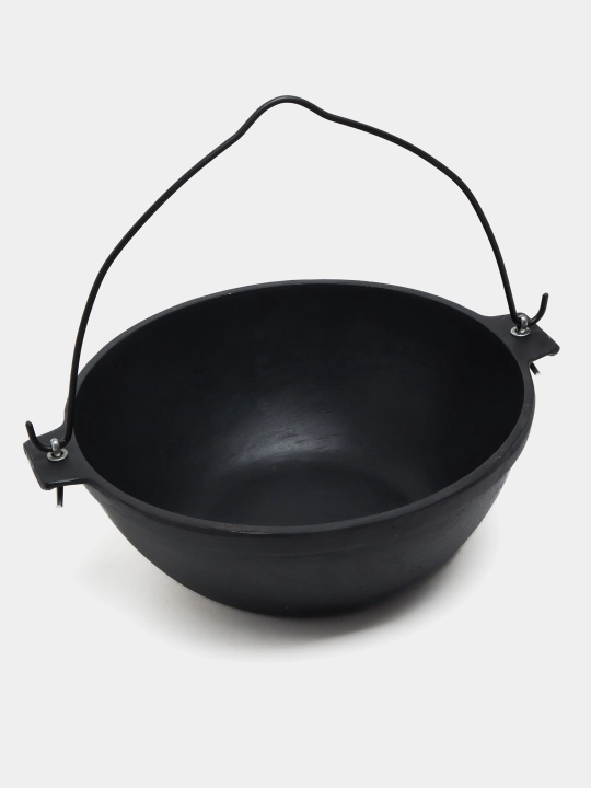 Казан чугунный с ручкой, 4 л  - 