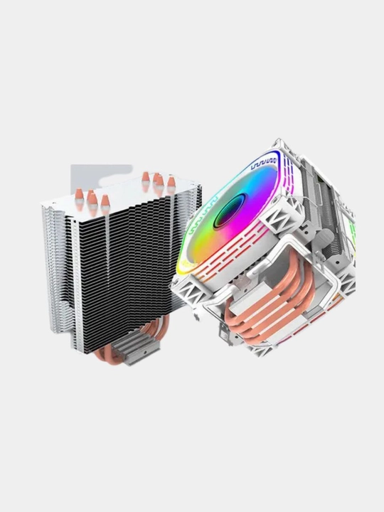 CPU sovutish 120mm LED RGB issiqlik qabul qiluvchi kompyuter fan protsessor sovutgich