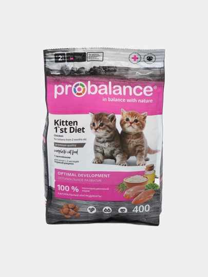 ProBalance 1st Diet Kitten, для кошек с 2 месяцев, 400 г