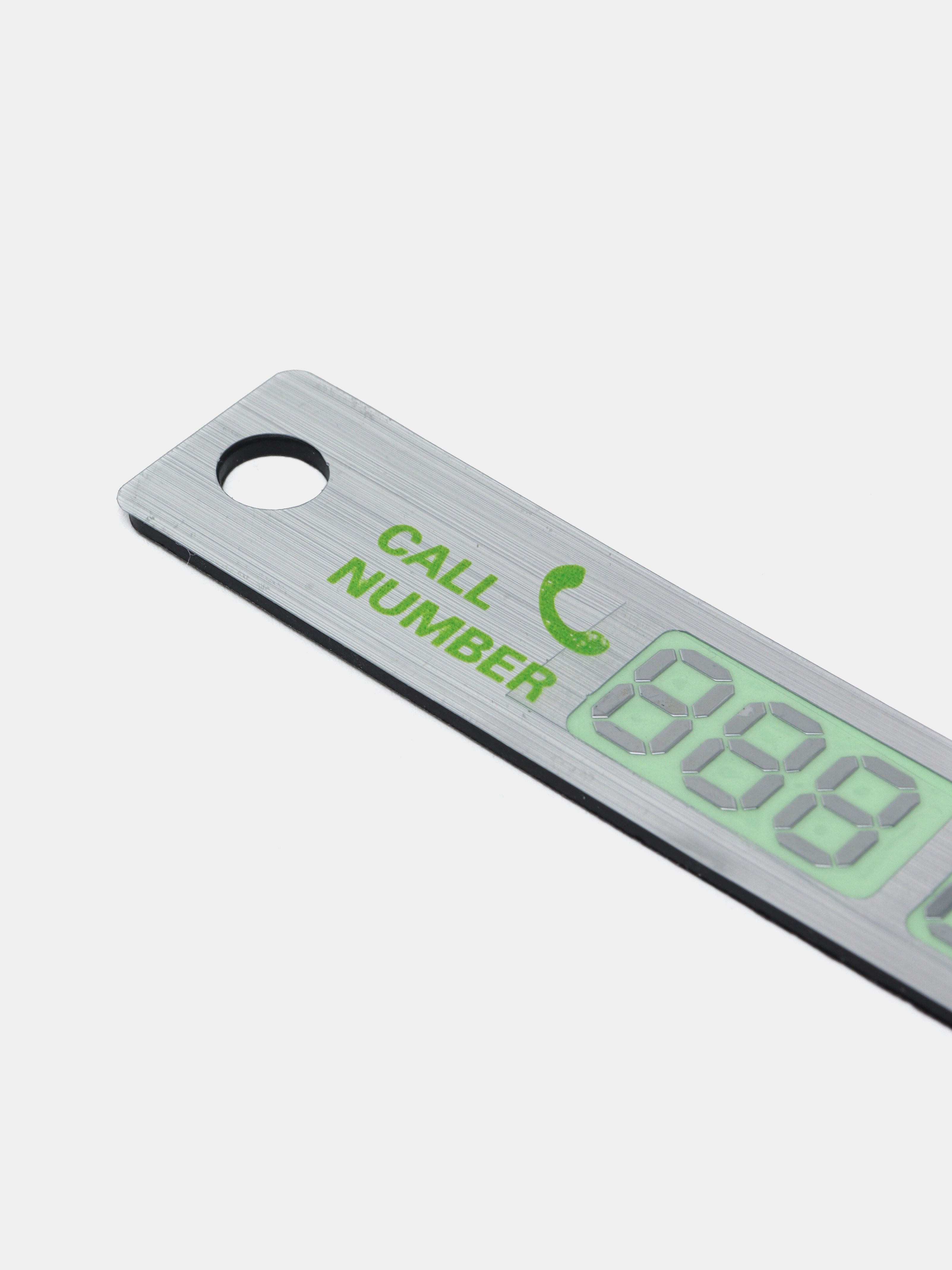 Автовизитка, визитка с номером телефона в машину, светящаяся ...