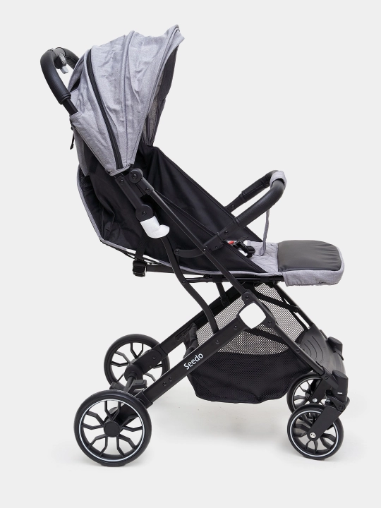 Aravacha Seedo Stroller S8, pastki savatcha va issiqlikni saqlab turuvchi g'ilof bilan