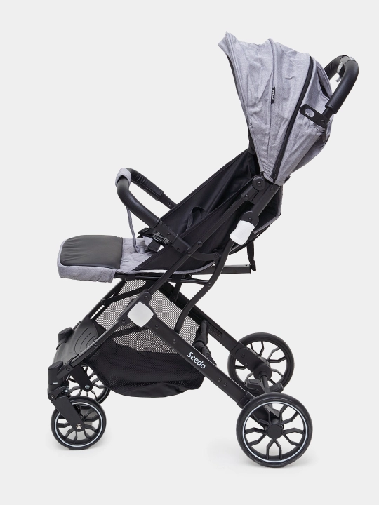 Aravacha Seedo Stroller S8, pastki savatcha va issiqlikni saqlab turuvchi g'ilof bilan
