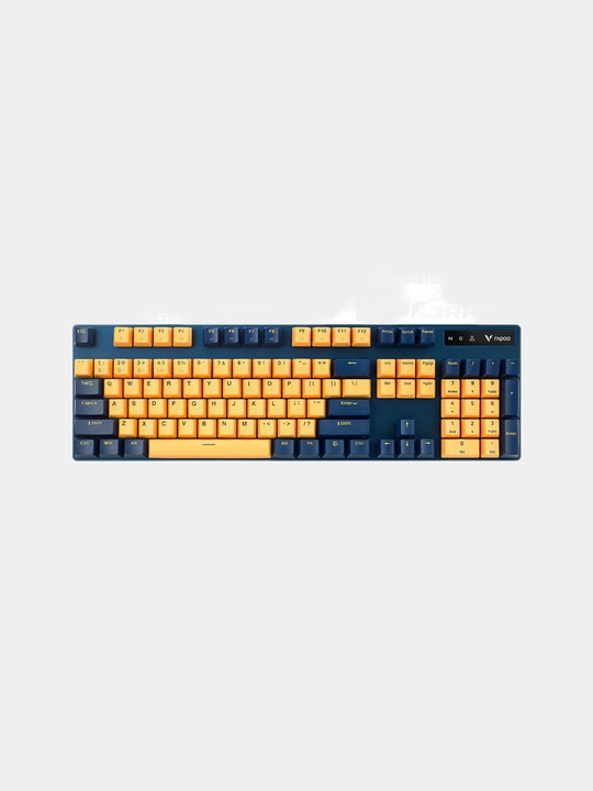 Rapoo V500 pro blue switch o'yin klaviaturasi, mexanik klaviatura, o'yin klaviaturasi