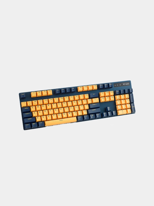 Rapoo V500 pro blue switch o'yin klaviaturasi, mexanik klaviatura, o'yin klaviaturasi