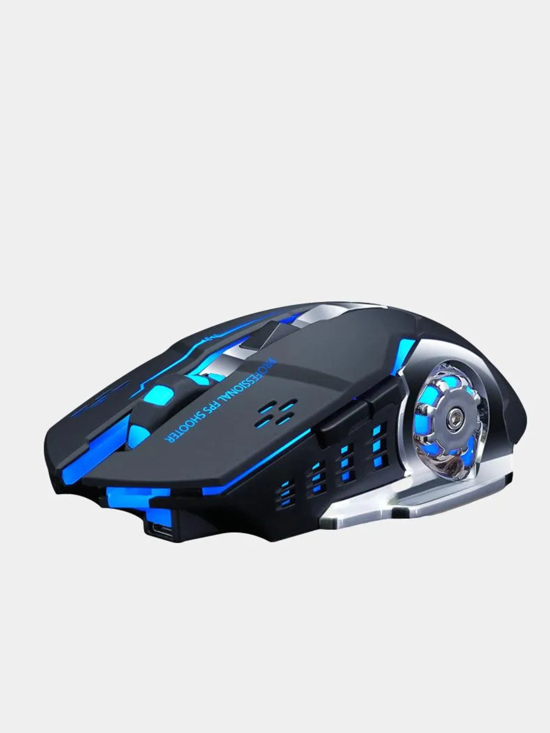 Бесшумная игровая мышь, беспроводная, 4 цвета, аккумуляторная, с LED ...