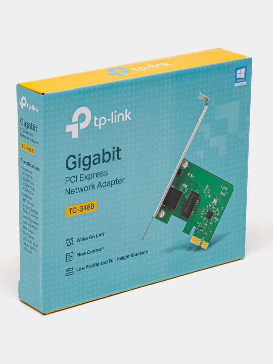 Сетевой адаптер TP-Link TG-3468 PCIE сетевая карта, Ethernet-карта для ПК