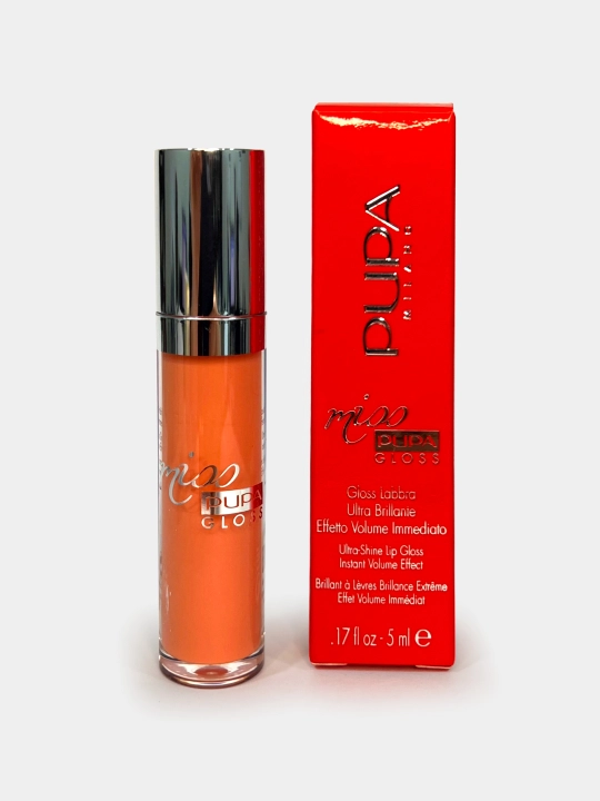 Блеск для губ MISS PUPA GLOSS, 5 мл + Tender Apricot