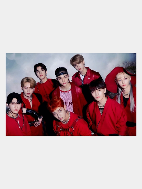 Постер с к-поп группой Stray kids, музыкальная группа Стрэй Кидс, А3 постеры, плакат