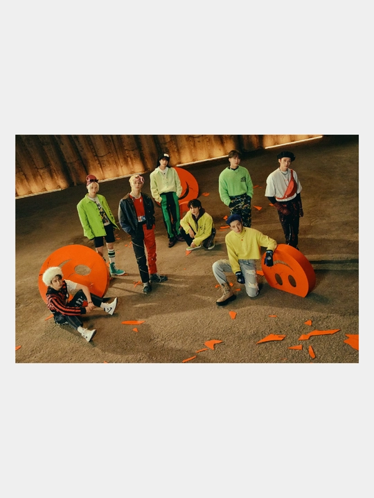 Постер с к-поп группой Stray kids, музыкальная группа Стрэй Кидс, А3 постеры, плакат