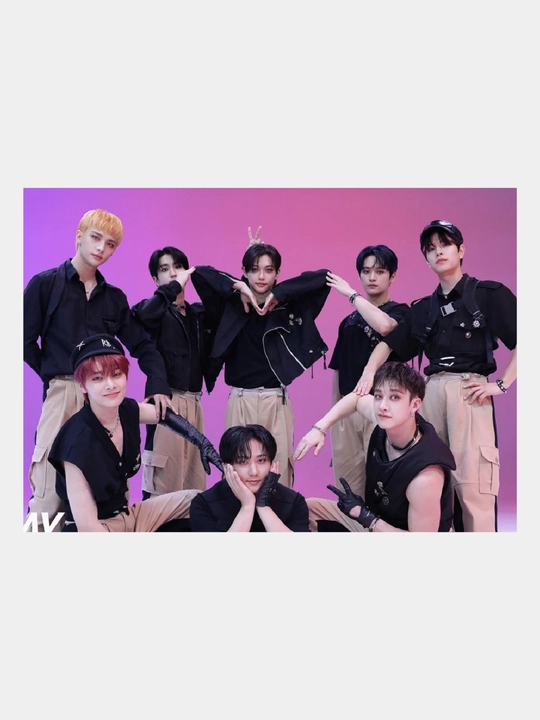 Постер с к-поп группой Stray kids, музыкальная группа Стрэй Кидс, А3 постеры, плакат