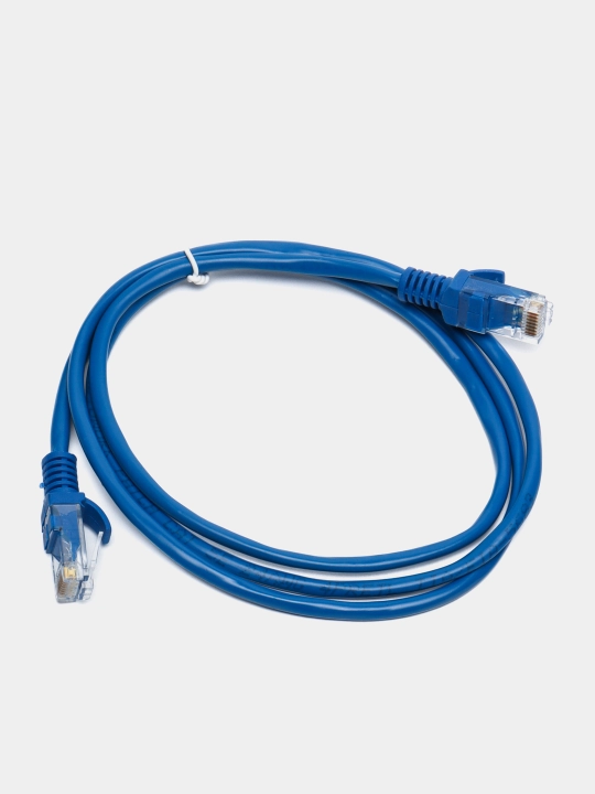 Internet uchun LAN 5E kabel, RJ45, uzunligi: 1, 1.5, 3, 5, 10, 15, 20, 30, 50 m