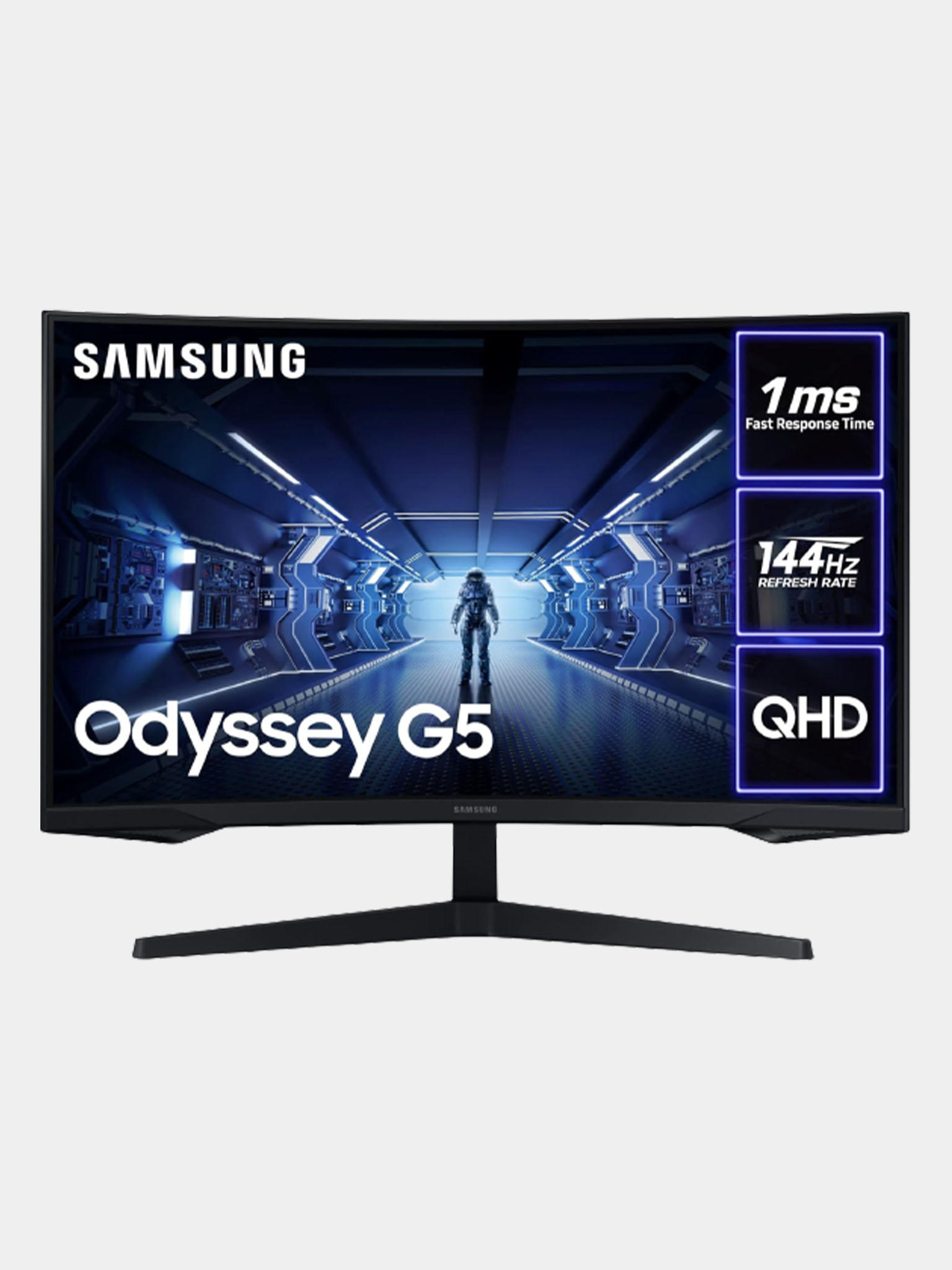 Монитор Samsung 27" Odyssey G5 C27G55TQ 2K 2560x1440, VA, 144Гц, 1 мс ...