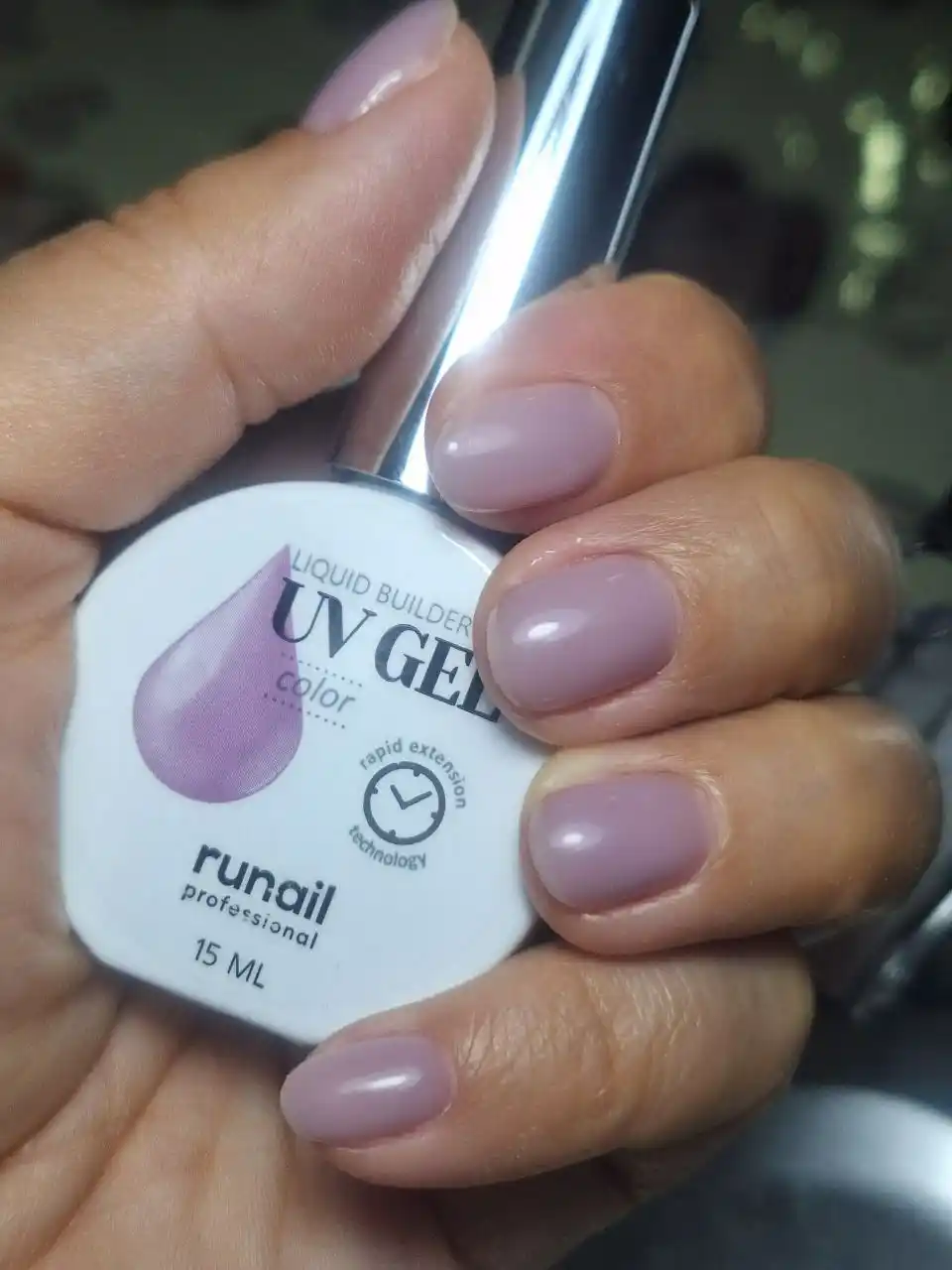 Kamuflyaj suyuq gel RUNAIL, Rossiya, o'z tekislanovchi, 15 ml