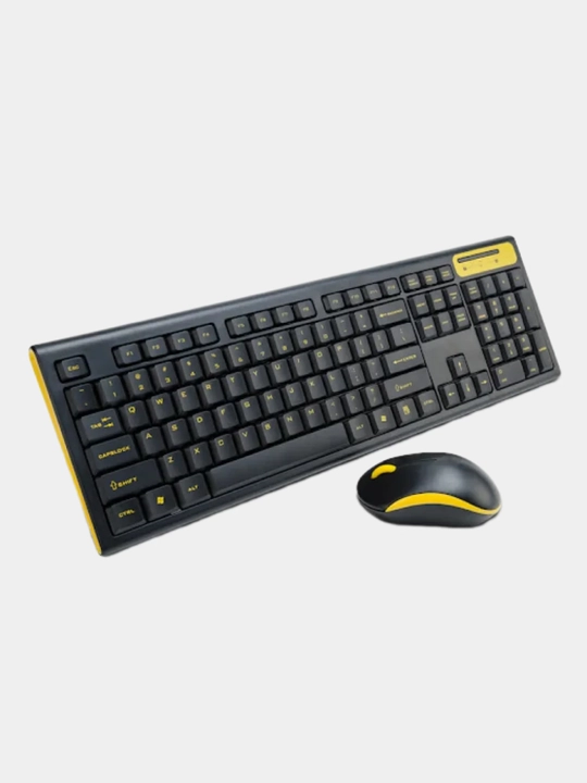 Simsiz klaviatura, sichqoncha Combo Office klaviatura sichqoncha to'plami Mofii X210 2.4G, oq