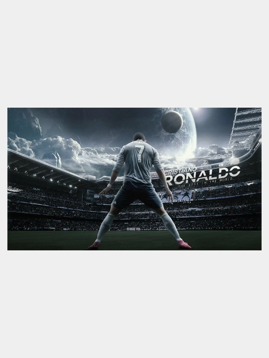 Devor afishasi, futbol ichki katta plakatlar A3, Ronaldo, Messi