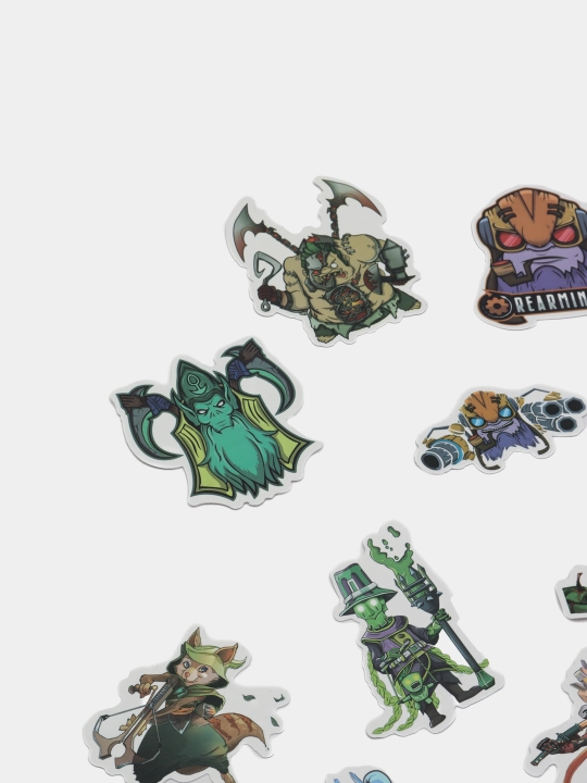 DOTA 2 stikerlari, 10 ta tasodifiy stikerlari