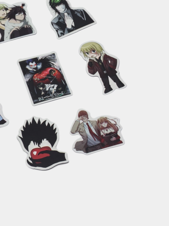 Stikerlari О'lim daftarchasi, 10 tasodifiy, Death Note