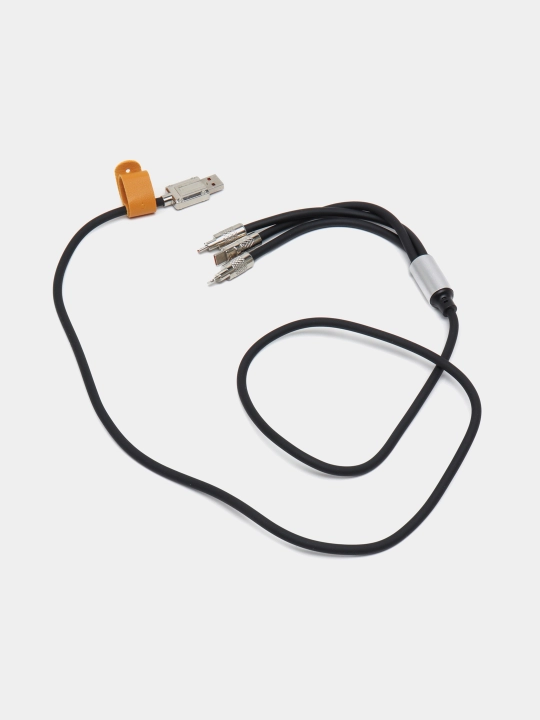 USB-кабель 3 в 1 для быстрой зарядки, 120 Вт, 6 А