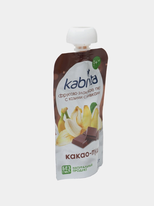 Фруктово-злаковое пюре Какао пудинг KABRITA 100 гр