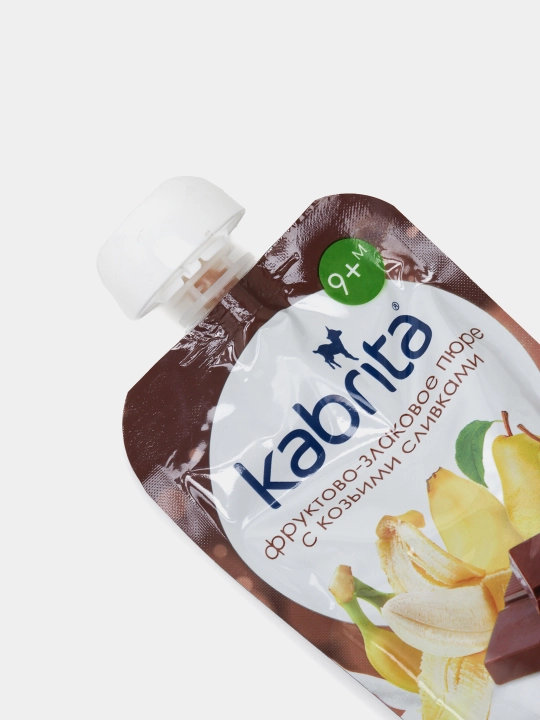 Фруктово-злаковое пюре Какао пудинг KABRITA 100 гр