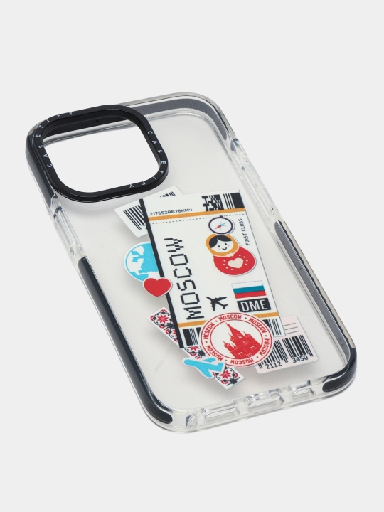Прозрачный силиконовый чехол для iPhone 13, Pro, Pro Max