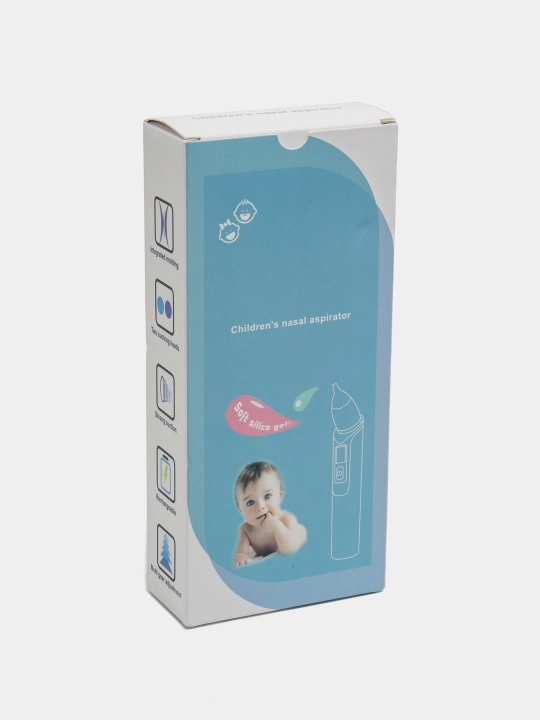 Bolalar uchun nazal aspirator elektr, 6 rejim, USB, 10 filtr