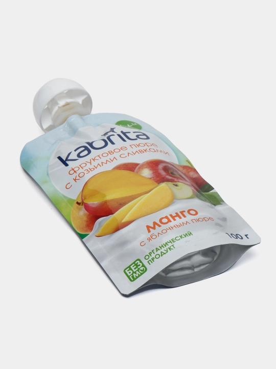 Фруктовое пюре Манго, с яблочным пюре KABRITA, 100 г
