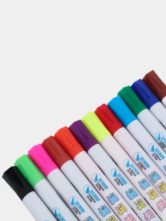 Набор маркеров Floating pen, для рисования на воде, 12 шт